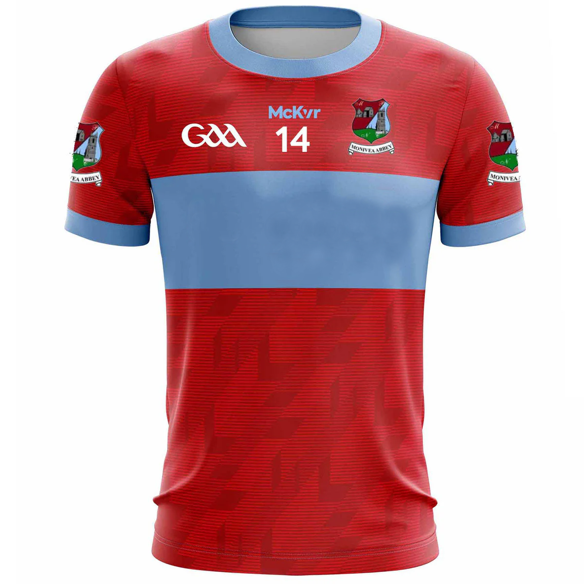 McKvr Monivea Abbey GAA Numbered Playing Jersey Adult Red Sky Play mckvr-monivea-abbey-gaa-numbered-playing-jersey-adult-red-sky-play