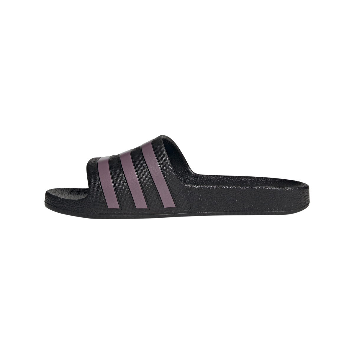 adidas Adilette Aqua Sliders Womens Black Mat Purple Metallic Blac McKeever Sports UK