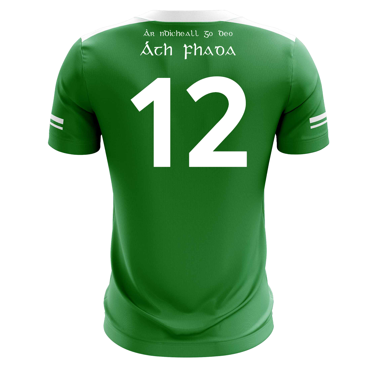 Mc Keever Aghada GAA Numbered Home Jersey - Adult - Green Player Fit