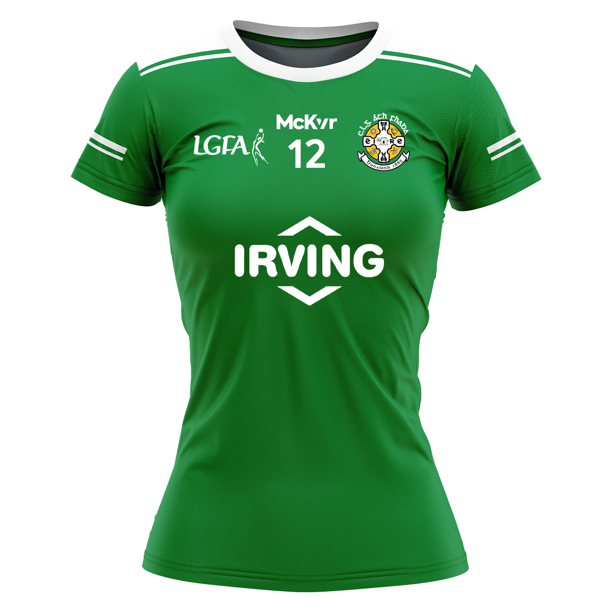 Mc Keever Aghada LGFA Numbered Home Jersey - Womens - Green