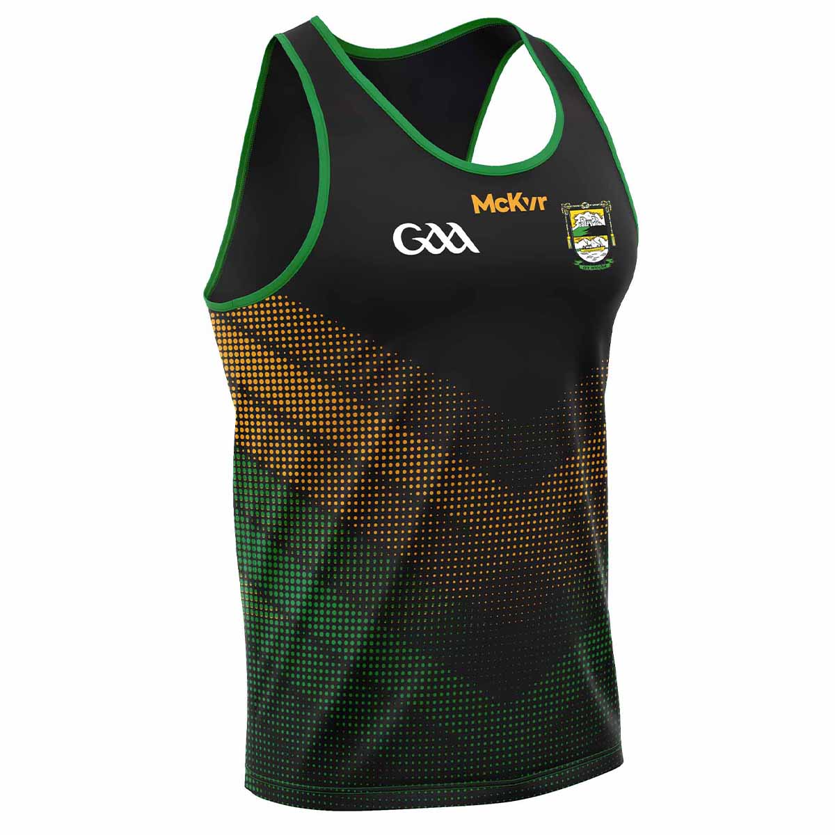 McKvr An Riocht GFC Training Vest - Adult - Black – McKeever Sports UK