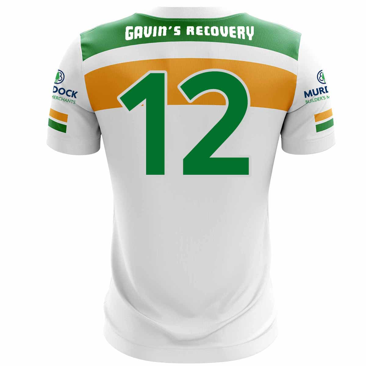 McKvr An Riocht GFC Numbered Playing Jersey - Adult - White Player Fit ...