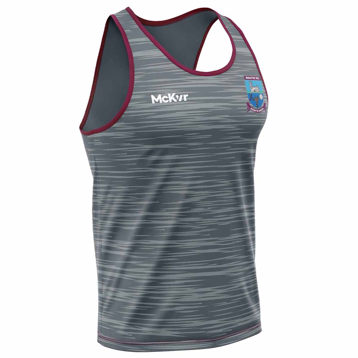 McKvr Argideen Rangers GAA Vest - Adult - Grey/Maroon – McKeever Sports UK