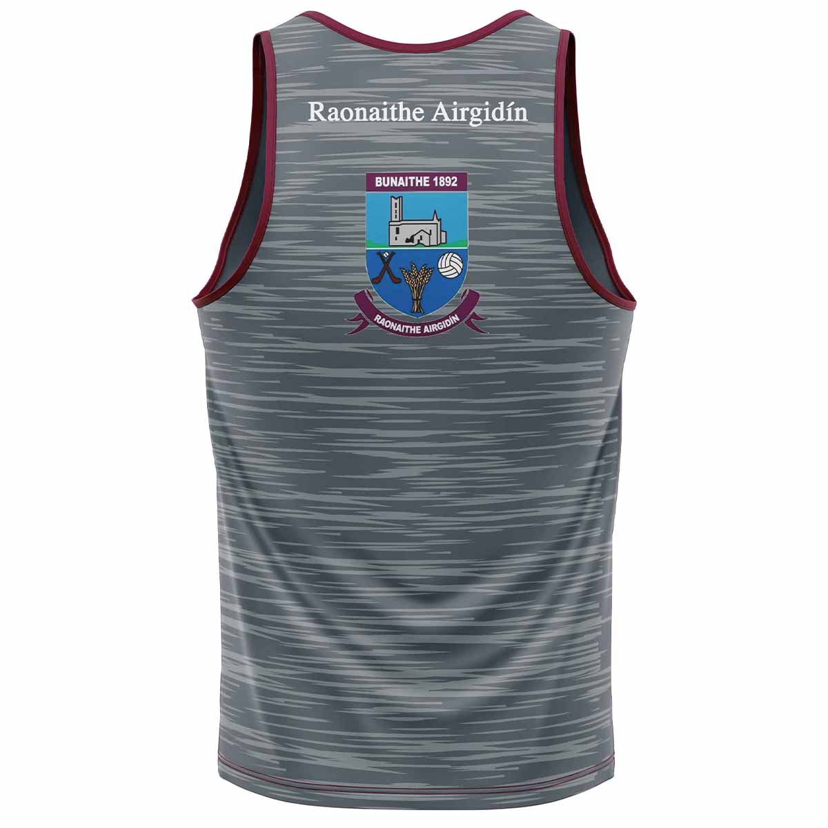 McKvr Argideen Rangers GAA Vest - Adult - Grey/Maroon