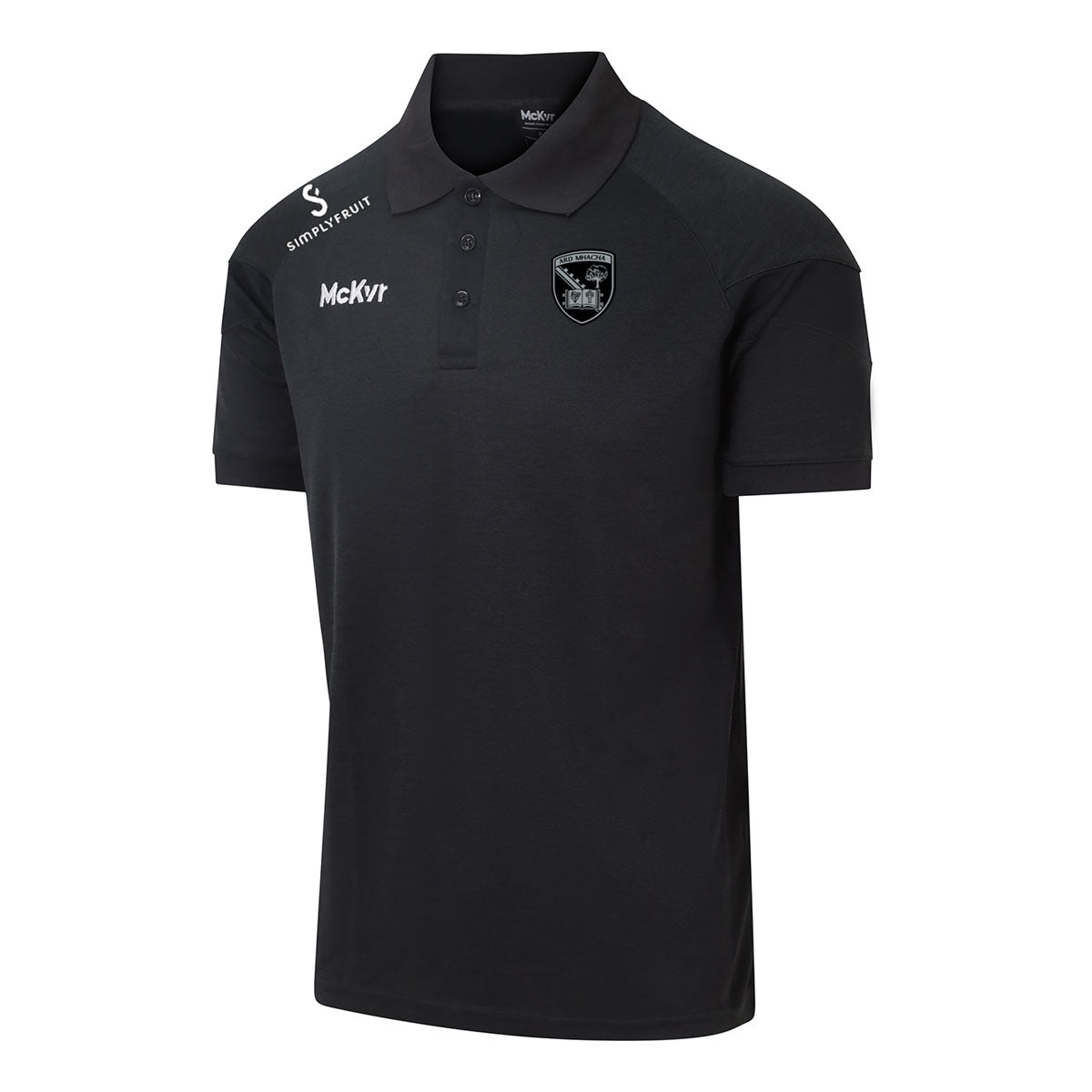 Mc Keever Armagh GAA Core 22 Polo Top - Adult - Black