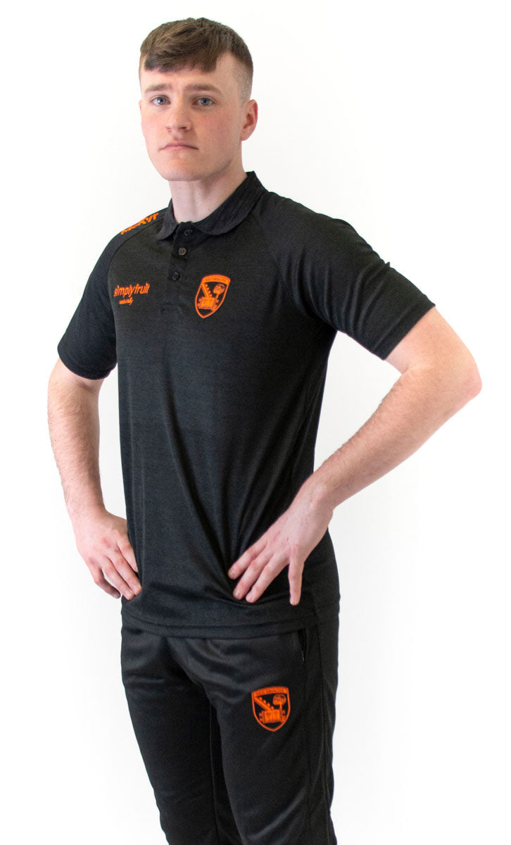 Mc Keever Armagh GAA Official Pulse Polo Top - Adult - Black