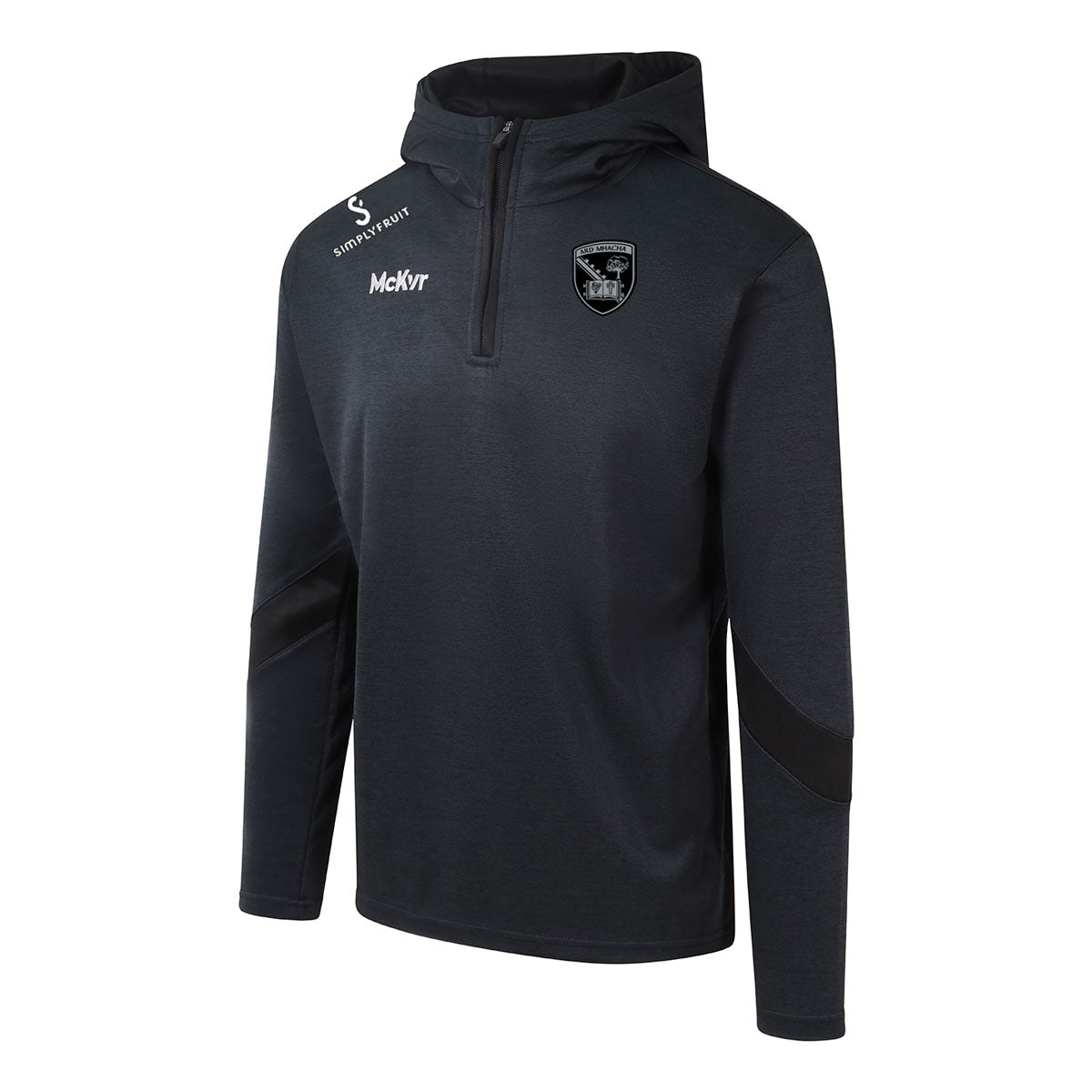 Mc Keever Armagh GAA Core 22 1/4 Zip Hoodie - Youth - Black