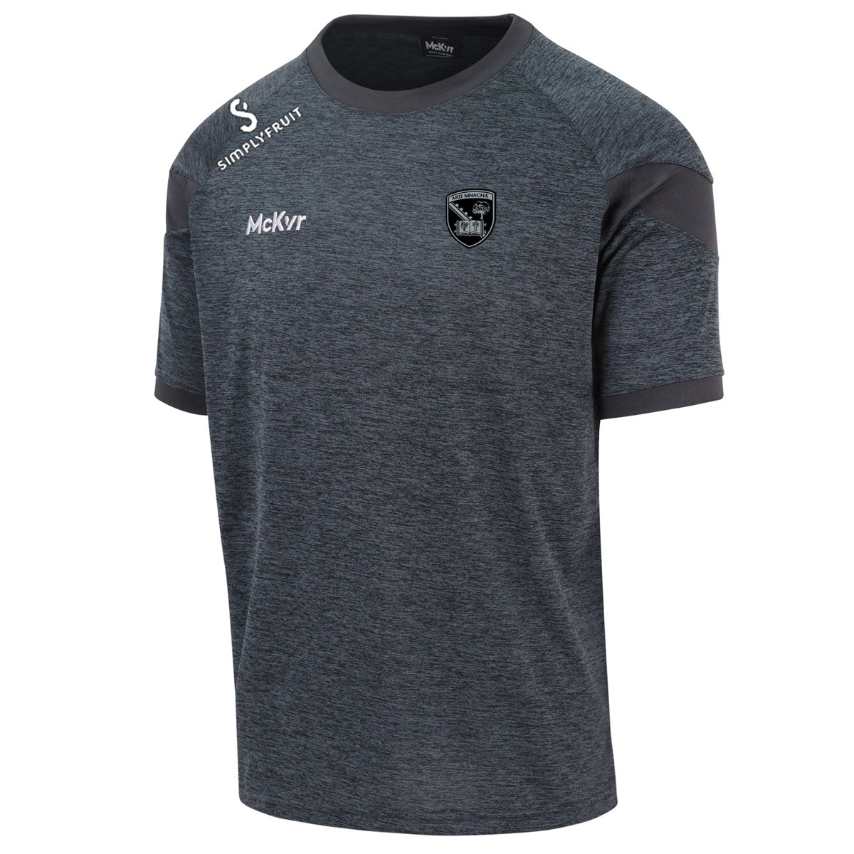 Mc Keever Armagh GAA Core 22 T-Shirt - Adult - Charcoal