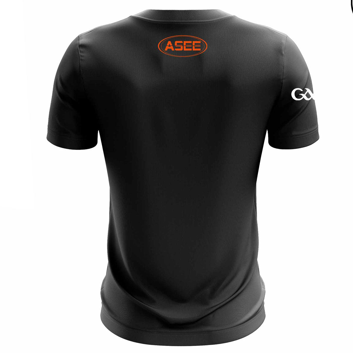 Mc Keever Armagh GAA Official Vital Lightweight Short Sleeve Tee - Youth - Black/White/Orange