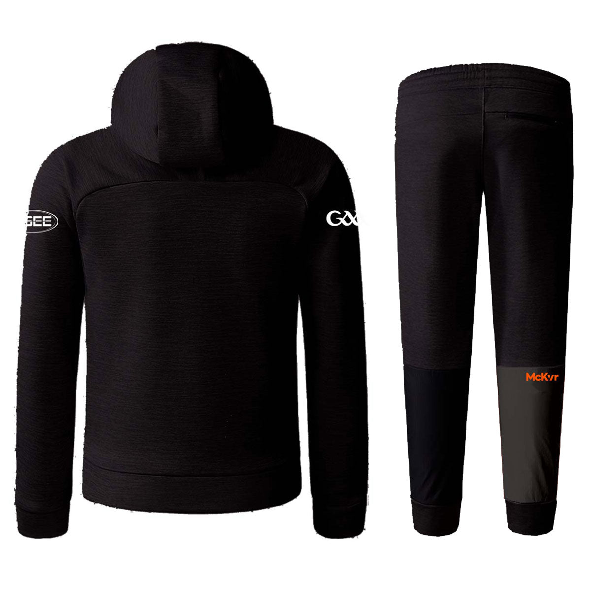 McKvr Armagh GAA Vital Tracksuit - Youth - Black/Orange