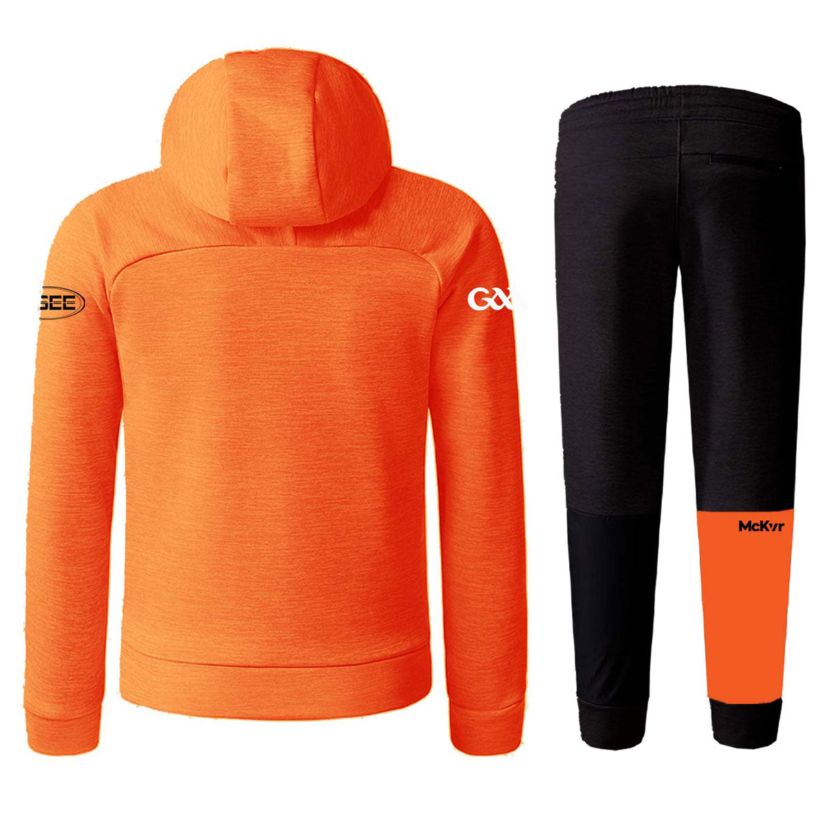 McKvr Armagh GAA Vital Tracksuit - Youth - Orange/Black