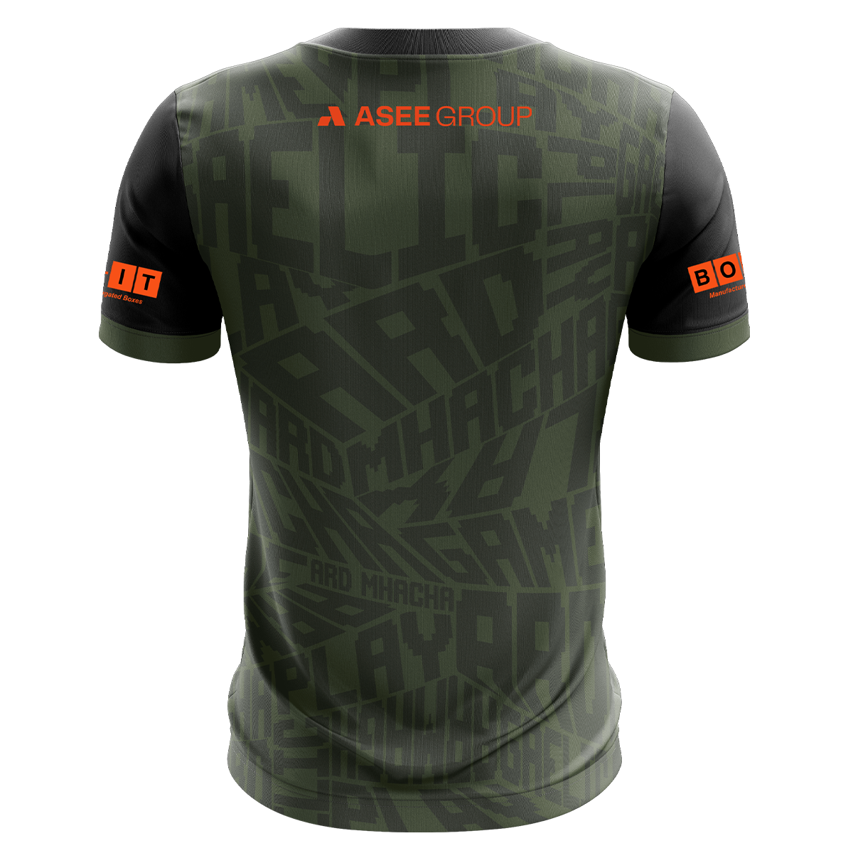 McKvr Armagh GAA Edge Training Jersey - Adult - Olive Player Fit