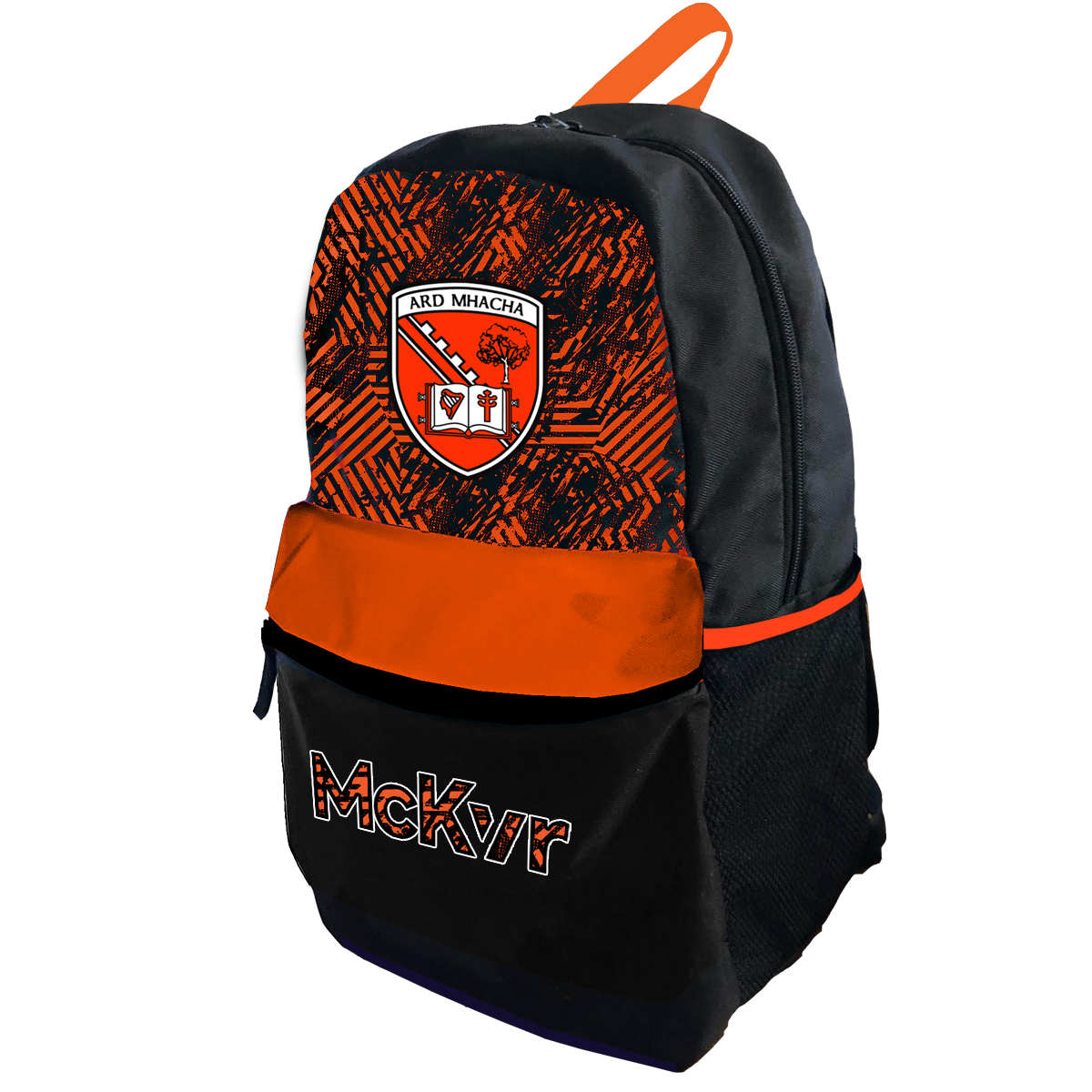 McKvr Armagh GAA Boost Backpack - Orange/Black