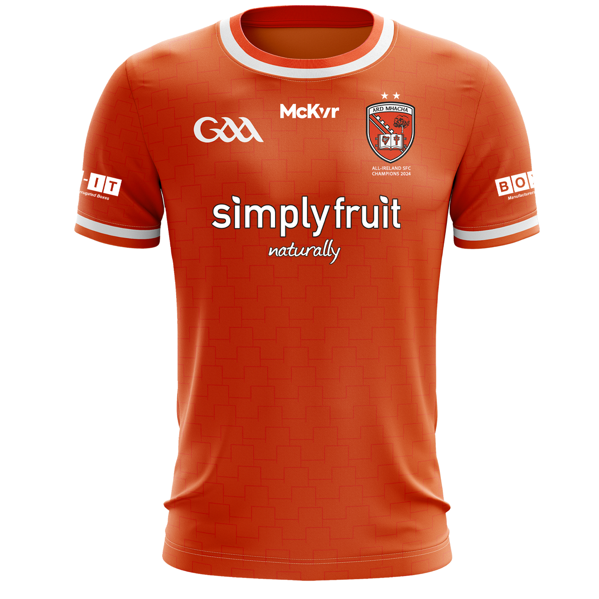 McKvr Armagh GAA Official All Ireland Winners Jersey - Adult - Orange