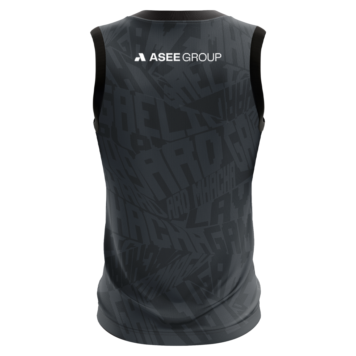 McKvr Armagh GAA Edge Sleeveless Jersey - Adult - Charcoal/Black