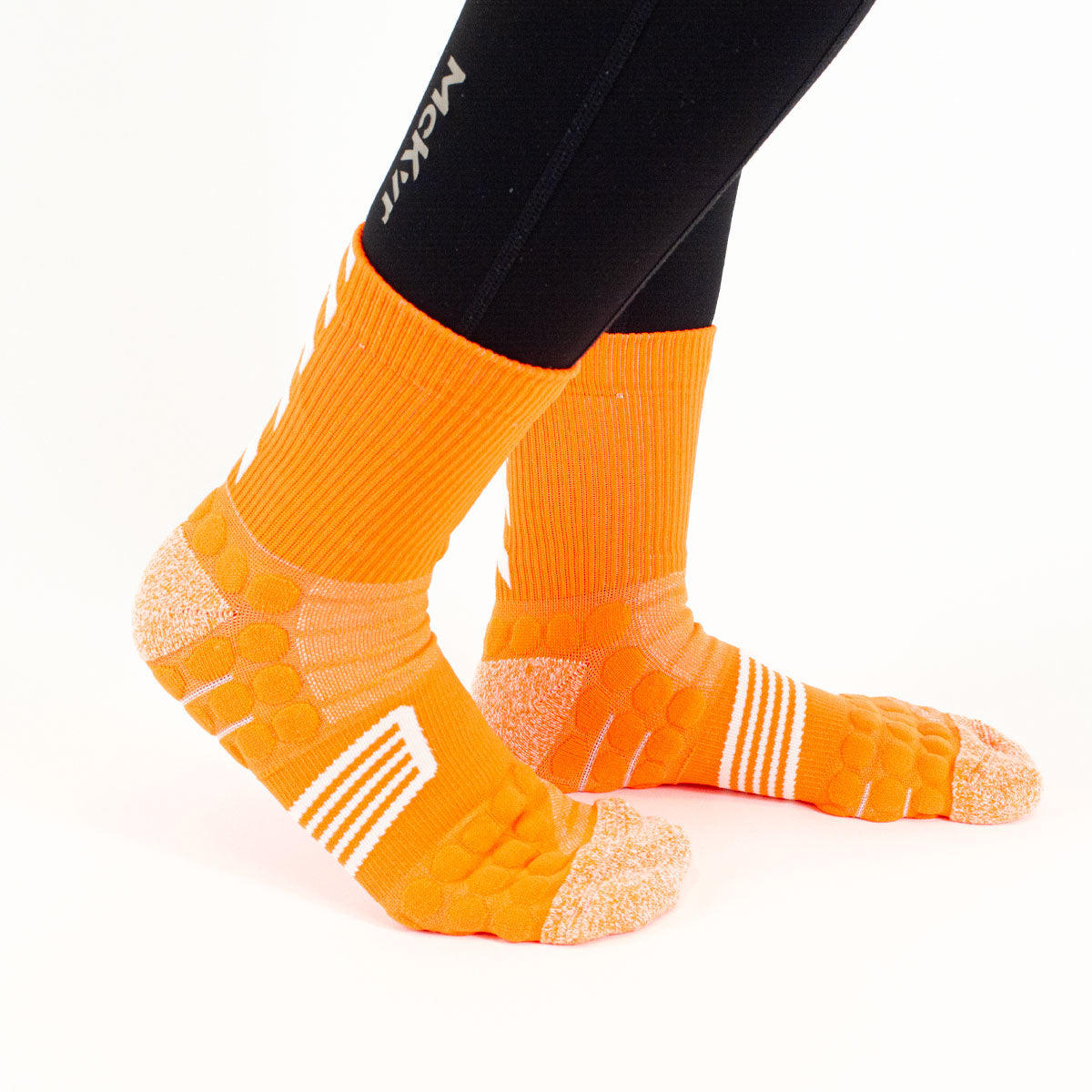 Mc Keever Armagh GAA Official Home Playing Socks - Kids - Orange/White