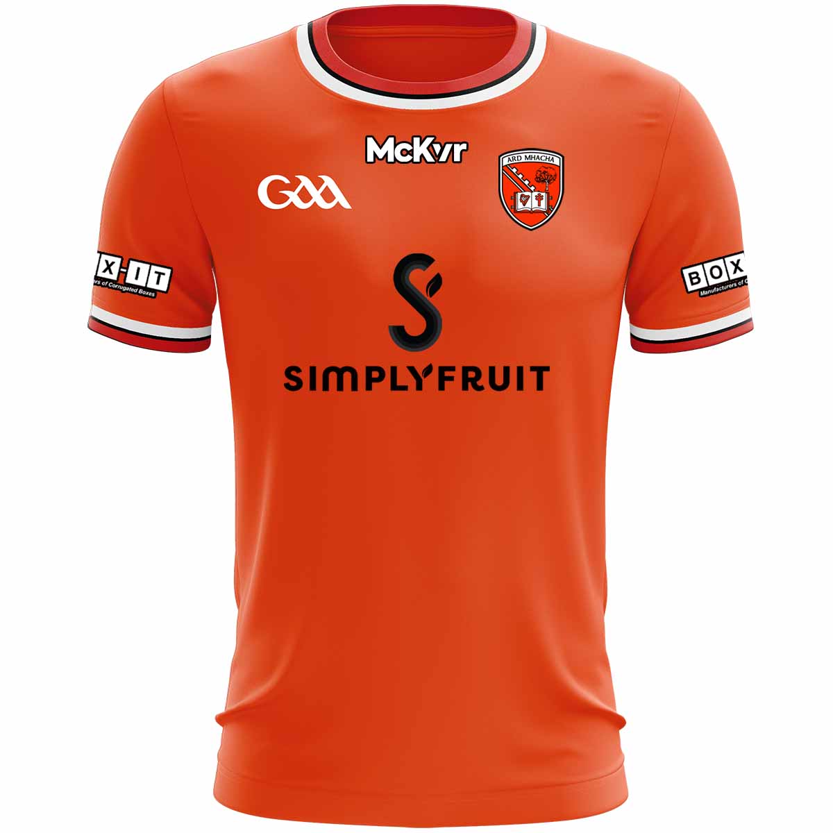 McKvr Armagh GAA Home Jersey - Adult - Orange