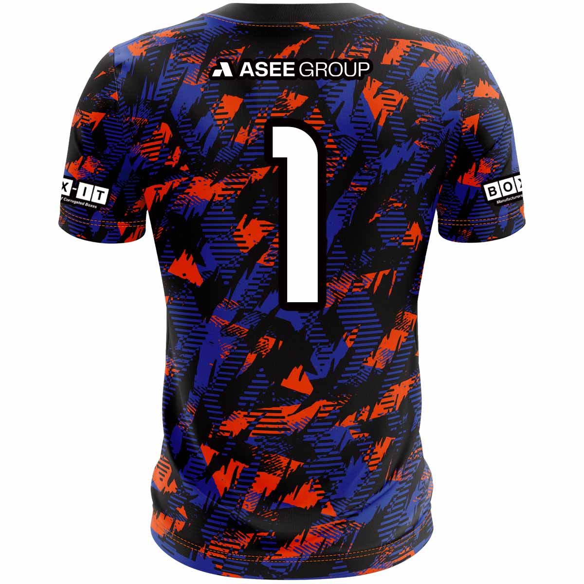 Mc Keever Armagh GAA Numbered Goalkeeper Jersey - Adult - Black/Blue/Orange