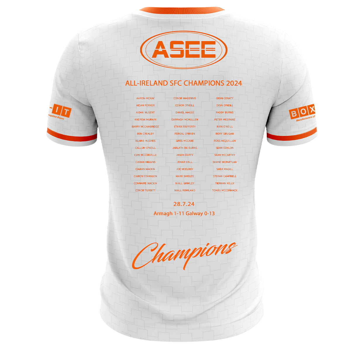Mc Keever Armagh GAA Official All Ireland Winners Jersey - Womens - White