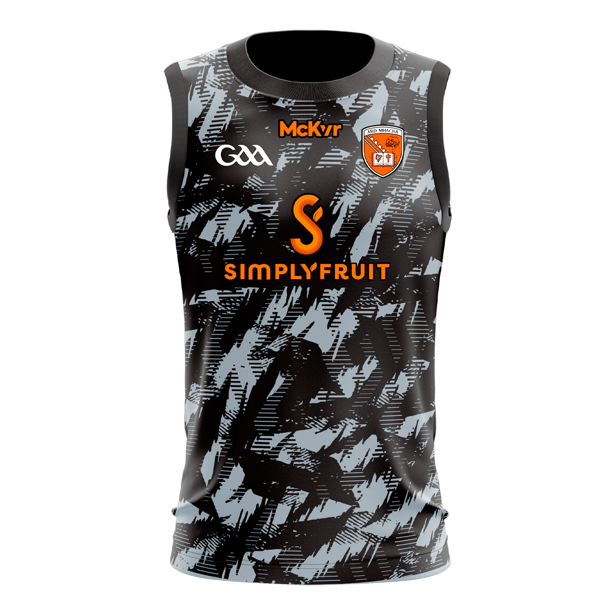 Mc Keever Armagh GAA Boost Vest - Adult - Grey/Black
