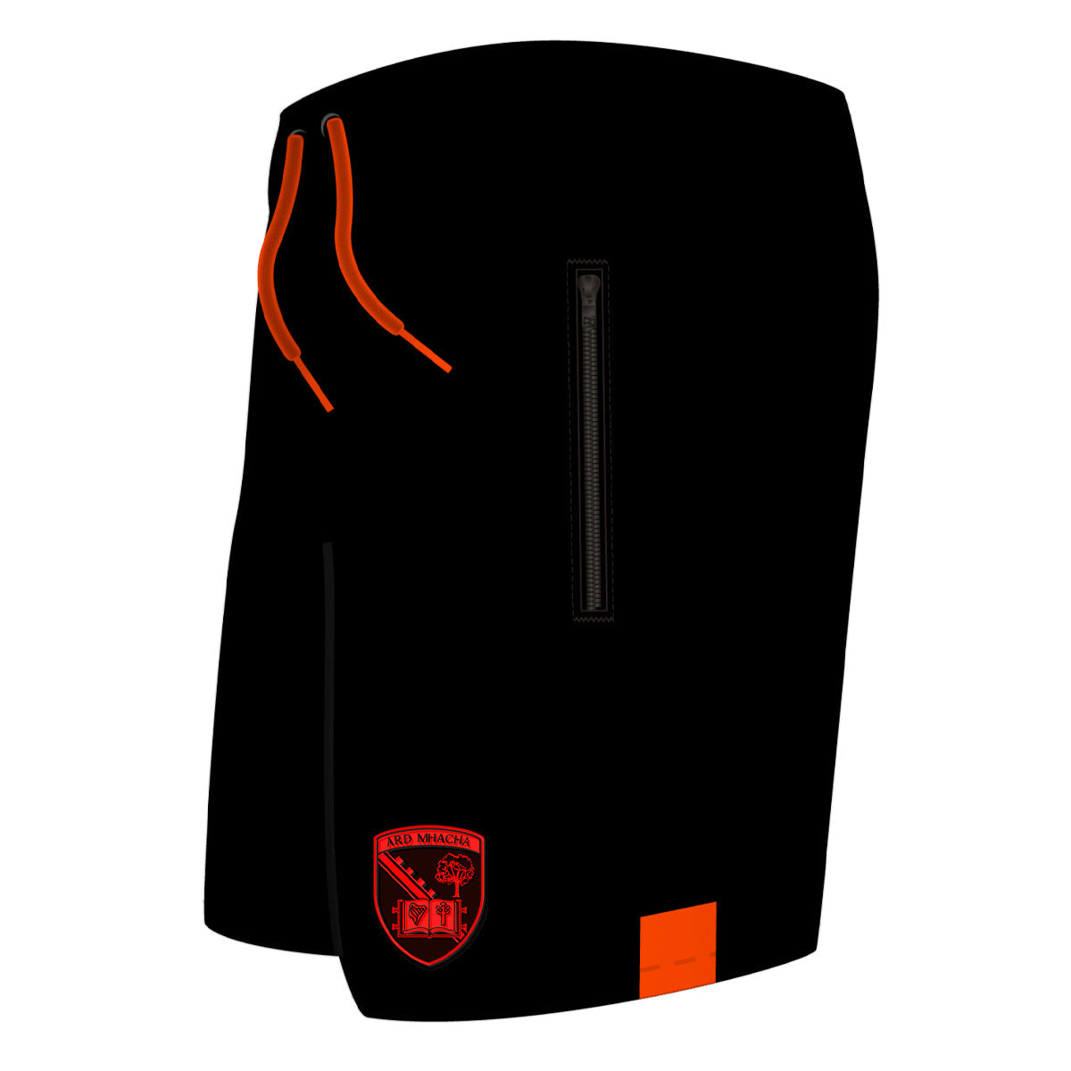 McKvr Armagh GAA Official Pulse Leisure Shorts - Adult - Black/Orange