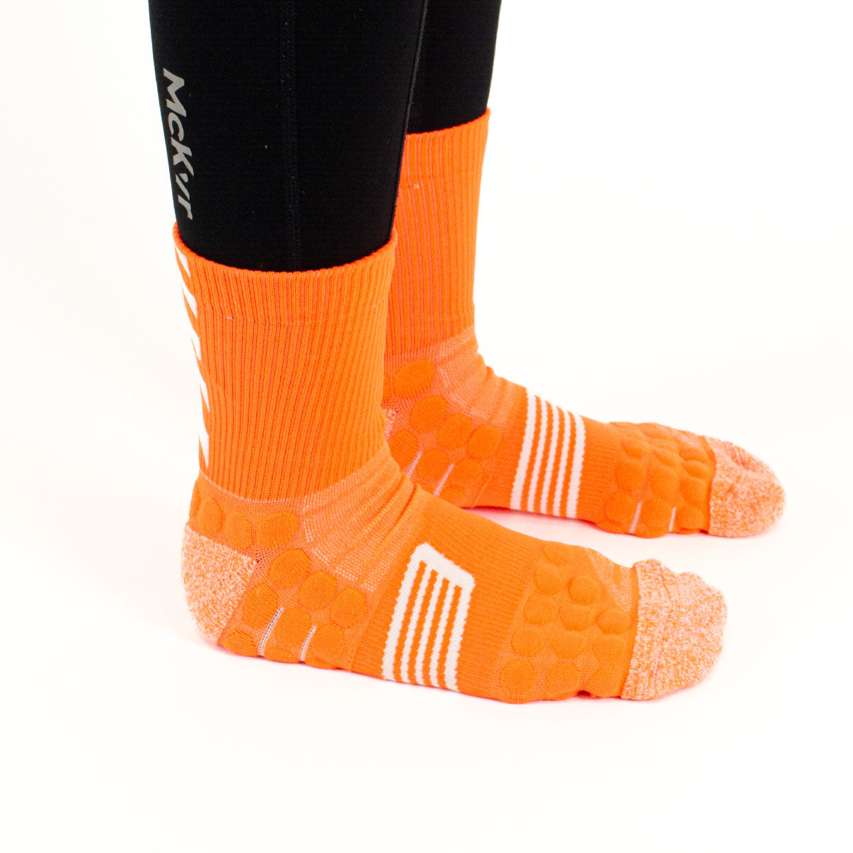 Mc Keever Armagh GAA Official Home Playing Socks - Adults - Orange/White