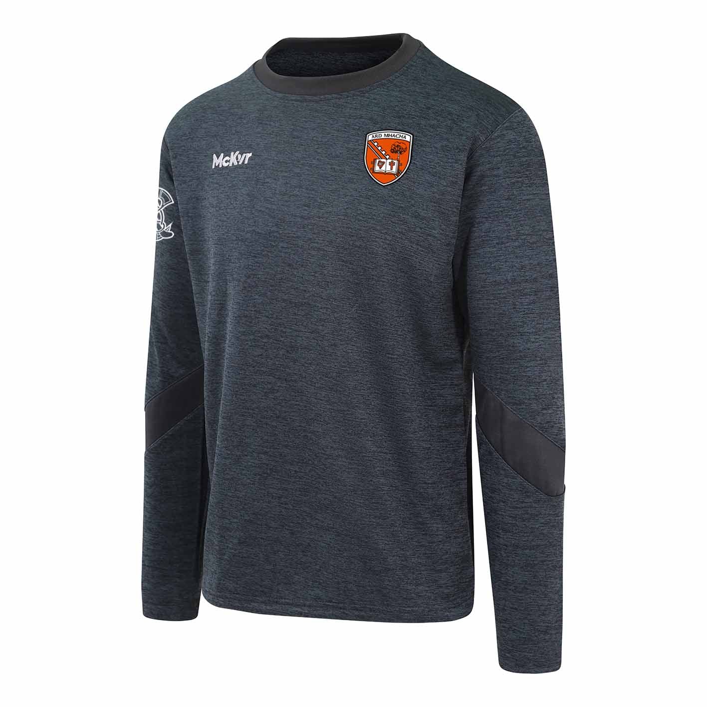 Mc Keever Armagh Camogie Official Core 22 Sweat Top - Youth - Charcoal