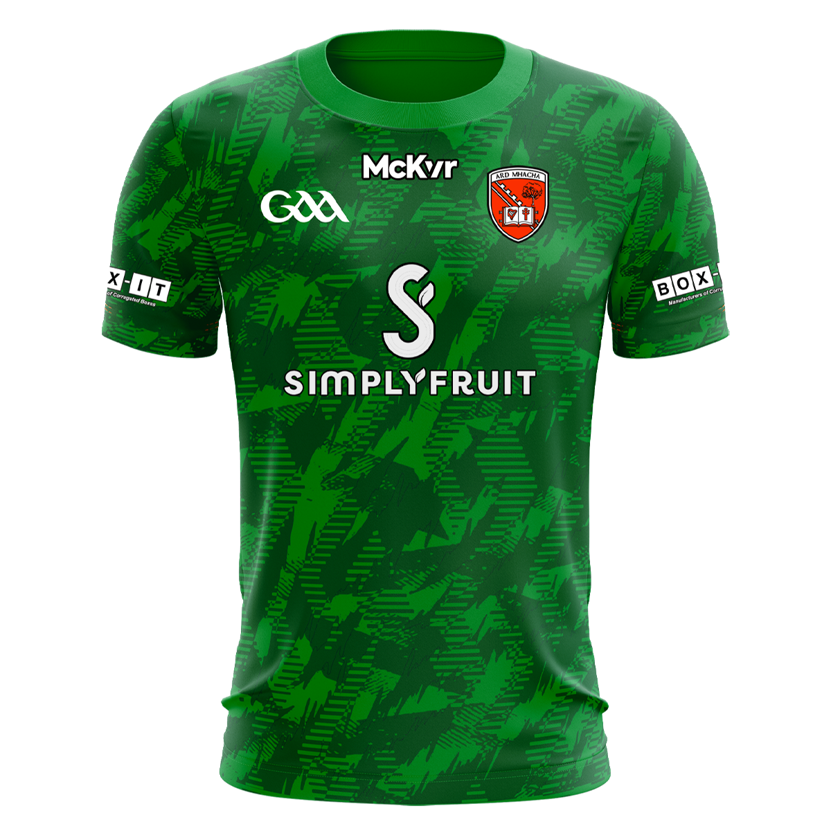 McKvr Armagh GAA Green Jersey - Adult - Player Fit