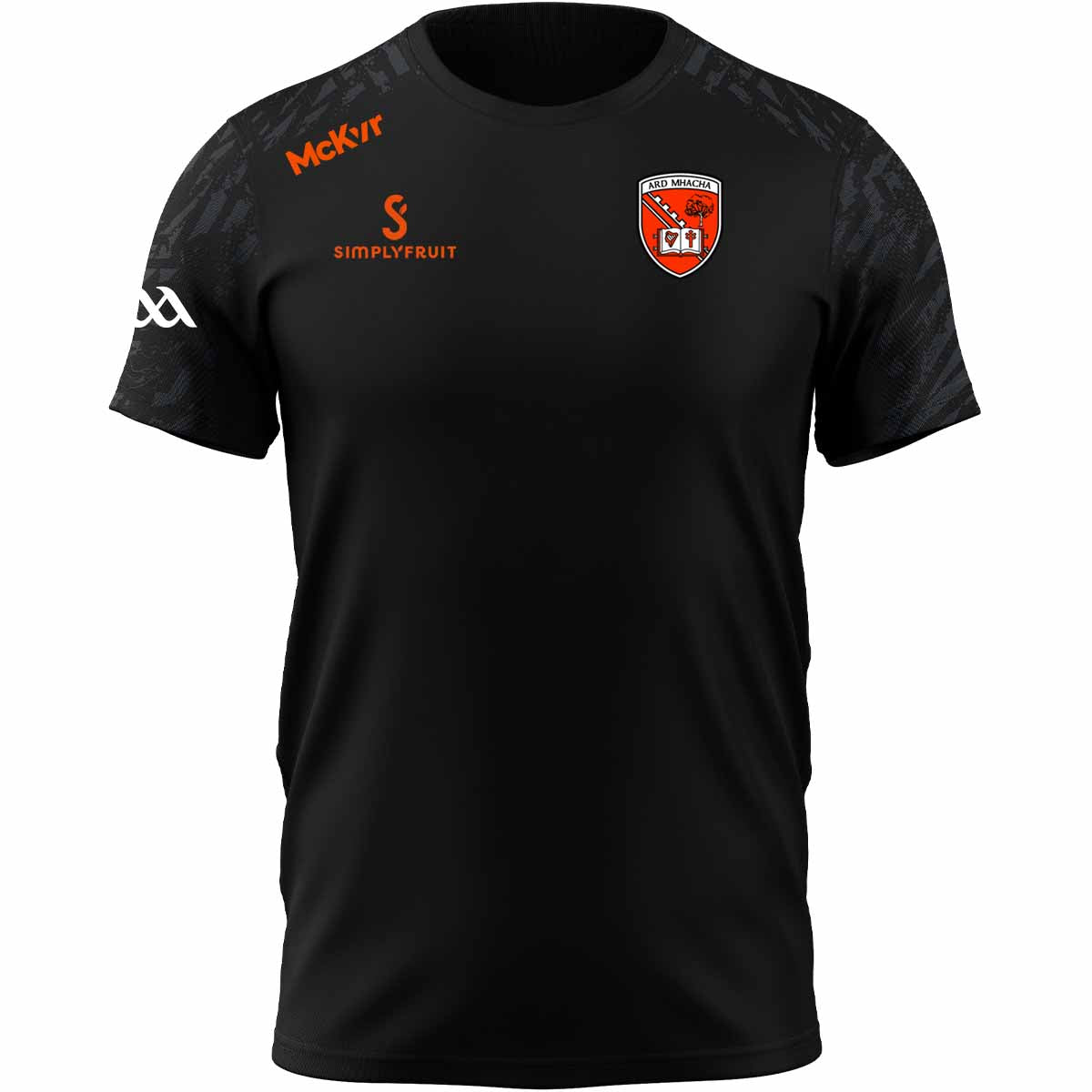 Mc Keever Armagh GAA Boost Tee - Adult - Black/Charcoal