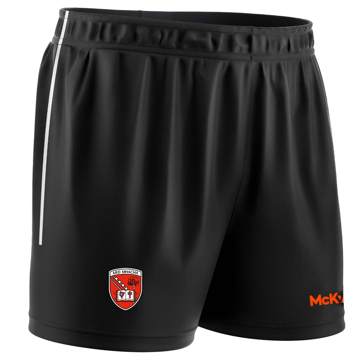 Mc Keever Armagh GAA Official Vital Training Shorts - Adult - Black/White