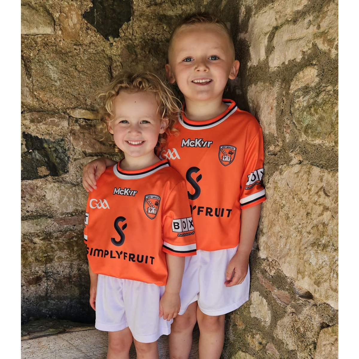 McKvr Armagh GAA Home Mini Kit - Youth - Orange