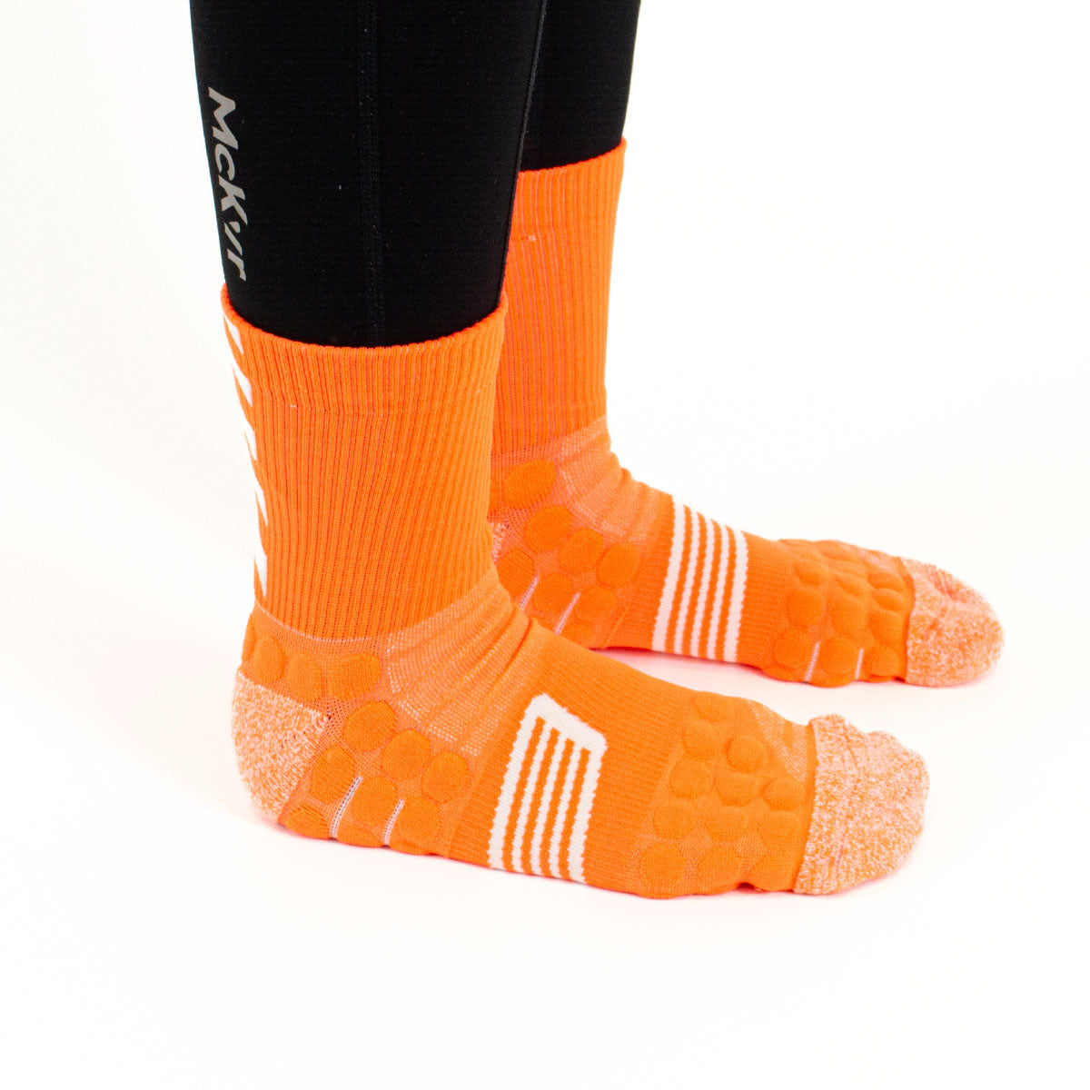 Mc Keever Armagh GAA Official Home Playing Socks - Kids - Orange/White
