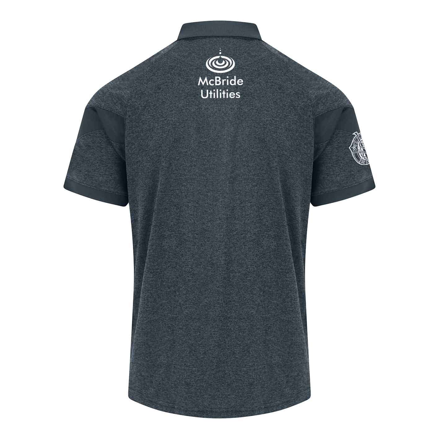 Mc Keever Armagh Camogie Official Core 22 Polo Top - Adult - Charcoal