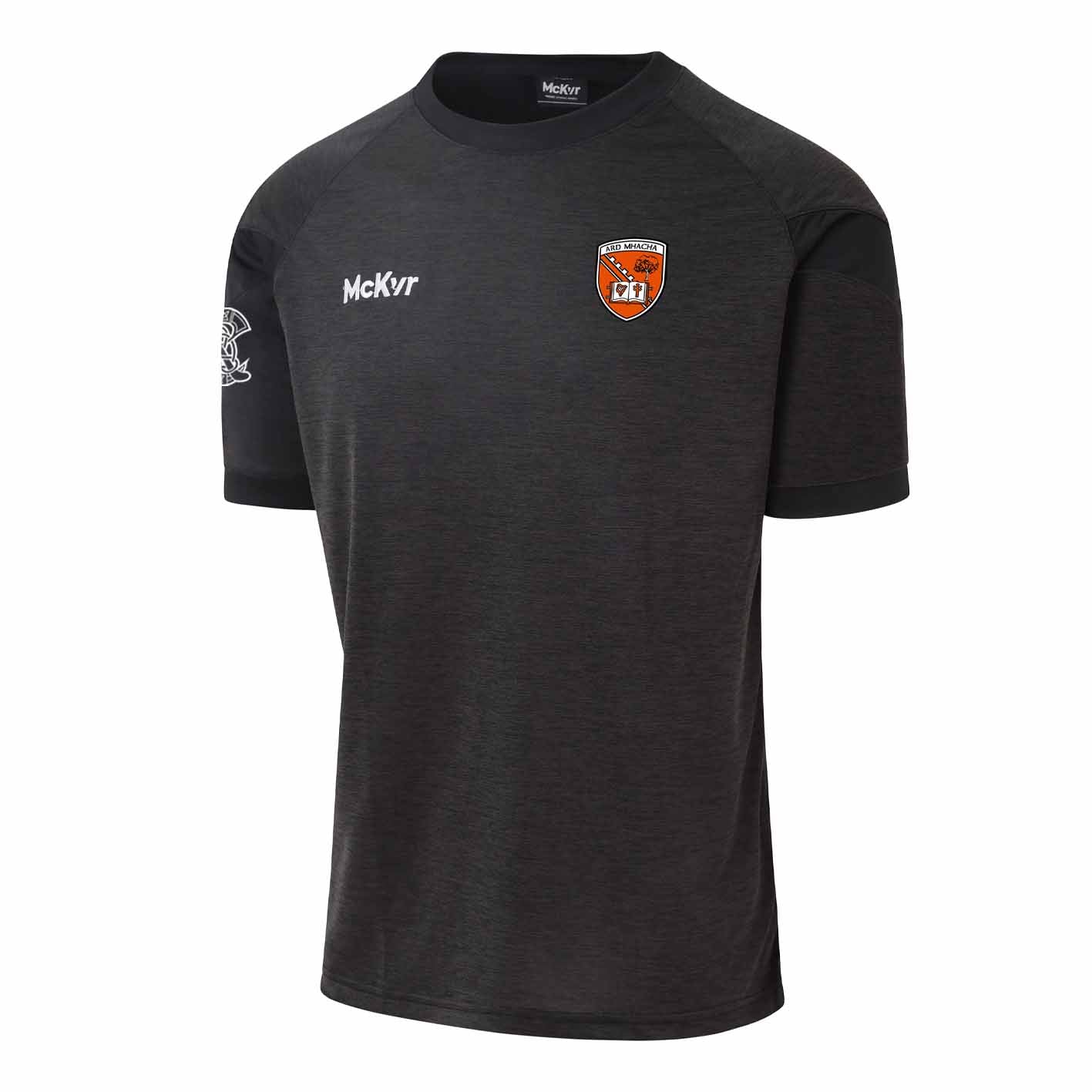 Mc Keever Armagh Camogie Official Core 22 T-Shirt - Adult - Black