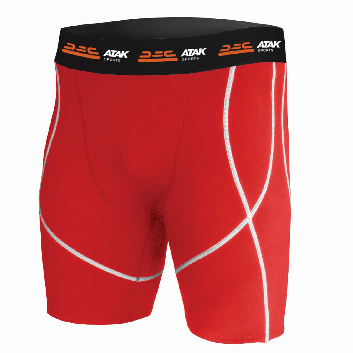 Atak Compression Shorts - Youth - Red