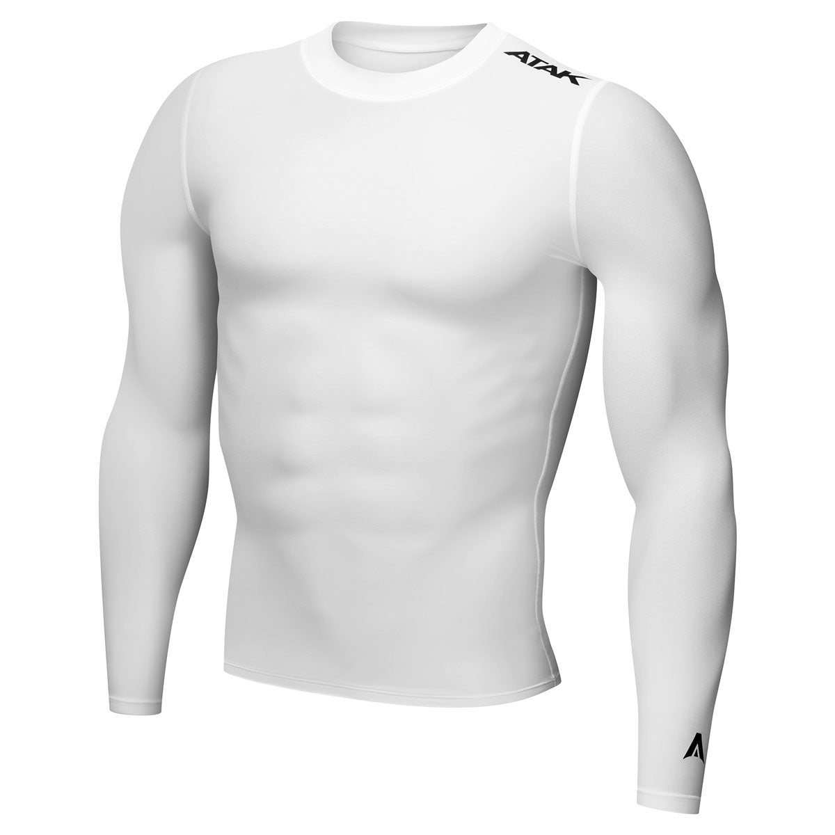 Atak Compression Recovery Long Sleeve Top - Youth - White