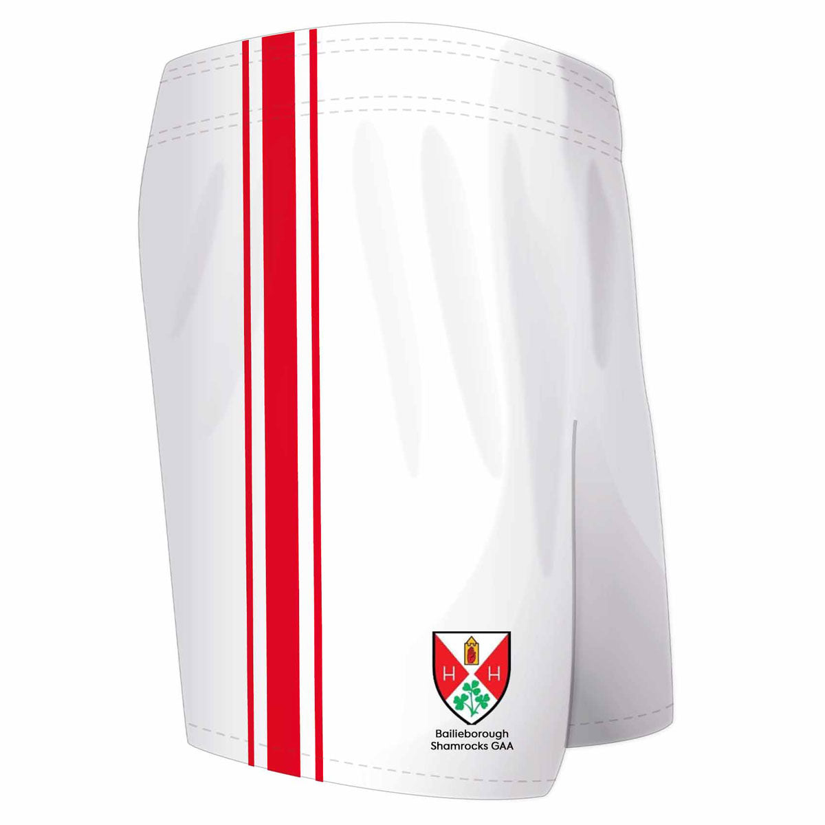Mc Keever Bailieborough Shamrocks GAA Playing Short - Womens - White/Red