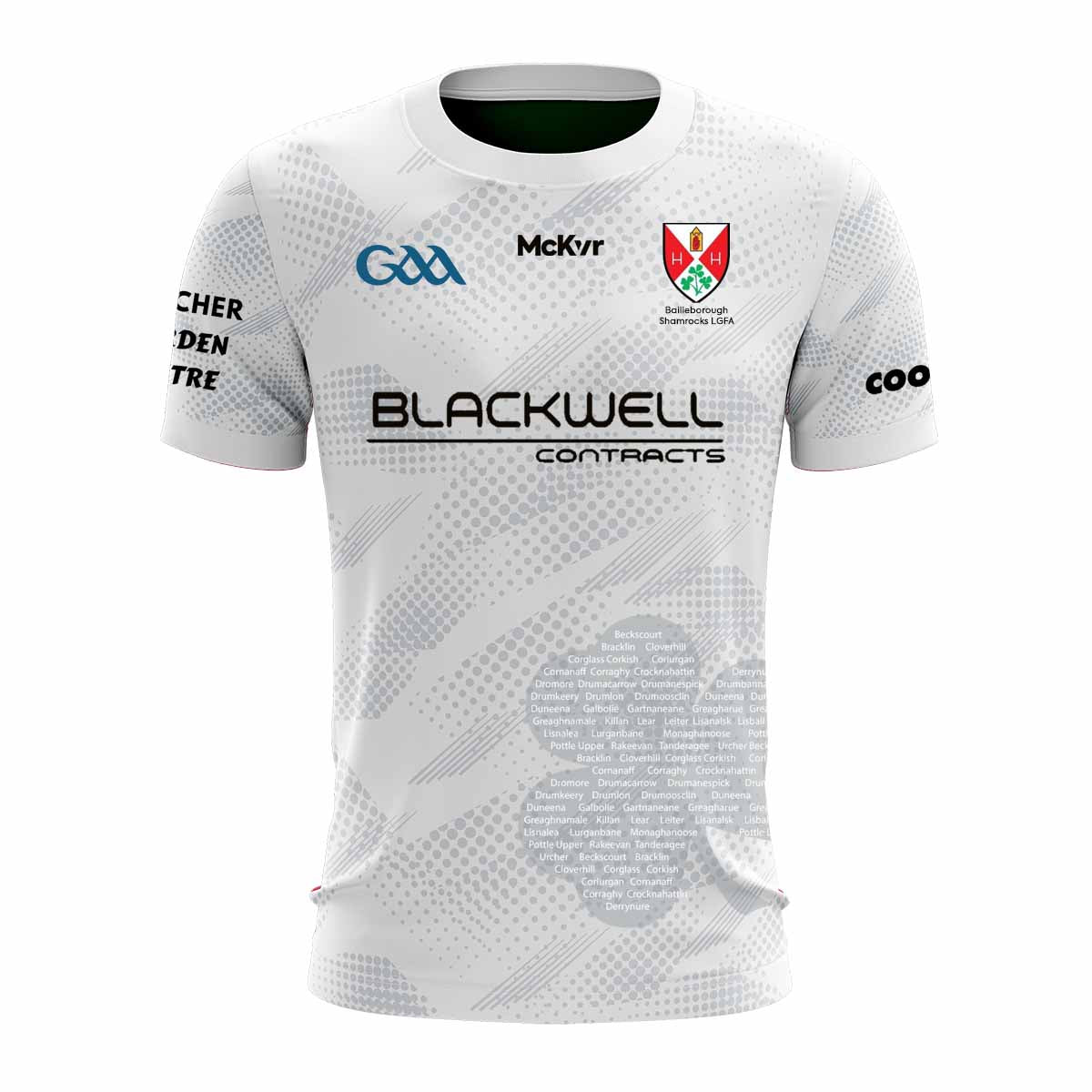 Mc Keever Bailieborough Shamrocks GAA Mens Goalkeeping Jersey - Adult - White - Player Fit