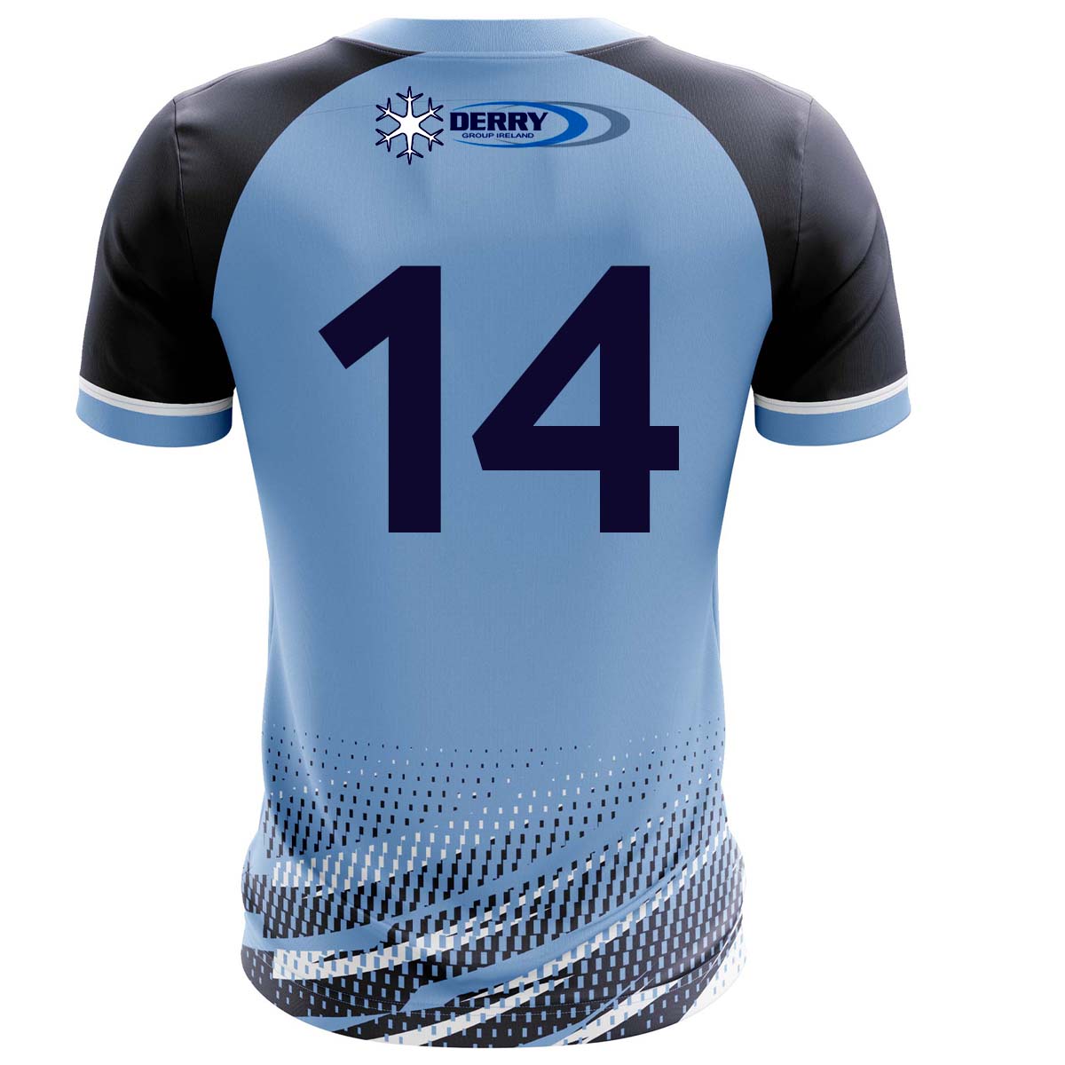 McKvr Ballyhegan Davitts LGFA Numbered Playing Jersey - Adult - Blue Player Fit