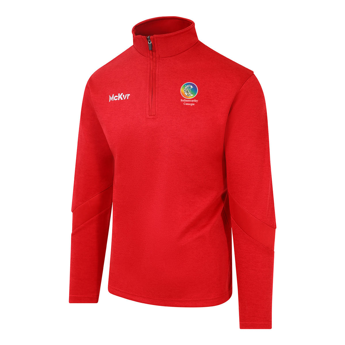 Mc Keever Ballinascarthy Camogie Core 22 1/4 Zip Top - Youth - Red