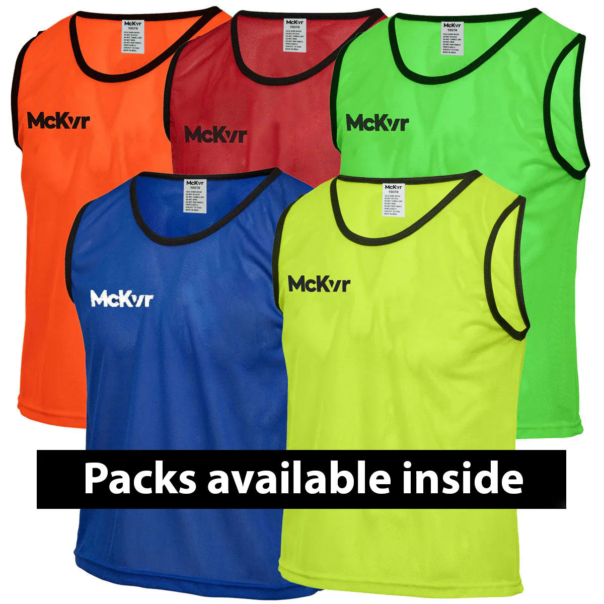 Mc Keever Mesh Training Bibs - Adult - Medium/Large