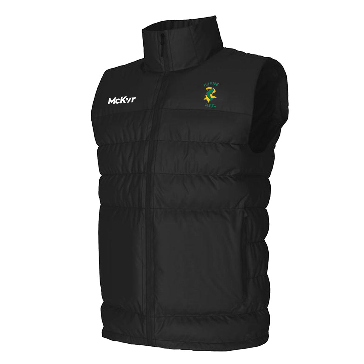 Mc Keever Boyne RFC Core 22 Padded Gilet - Adult - Black