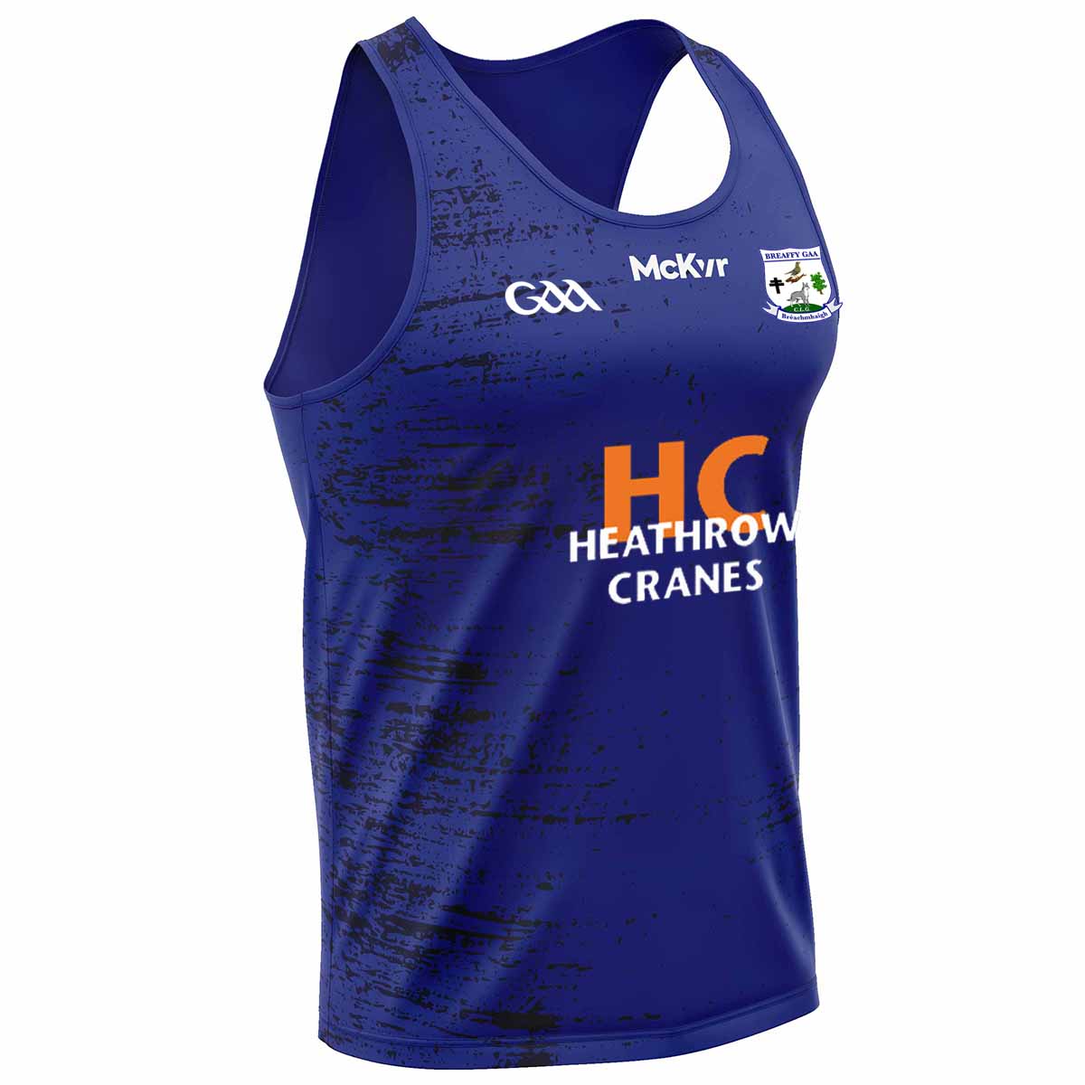 Mc Keever Breaffy GAA Official Training Vest - Adult - Royal/White