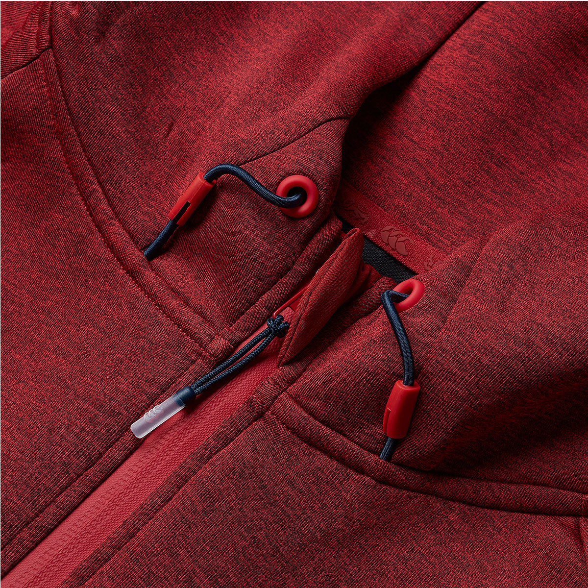 Canterbury British and Irish Lions Everest Rugby Hoodie - Mens - Red Dahilia