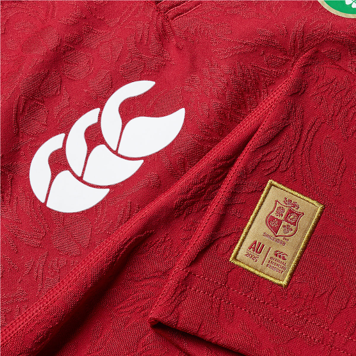 Canterbury British and Irish Lions Replica Rugby Jersey - Youth - Red Dahilia