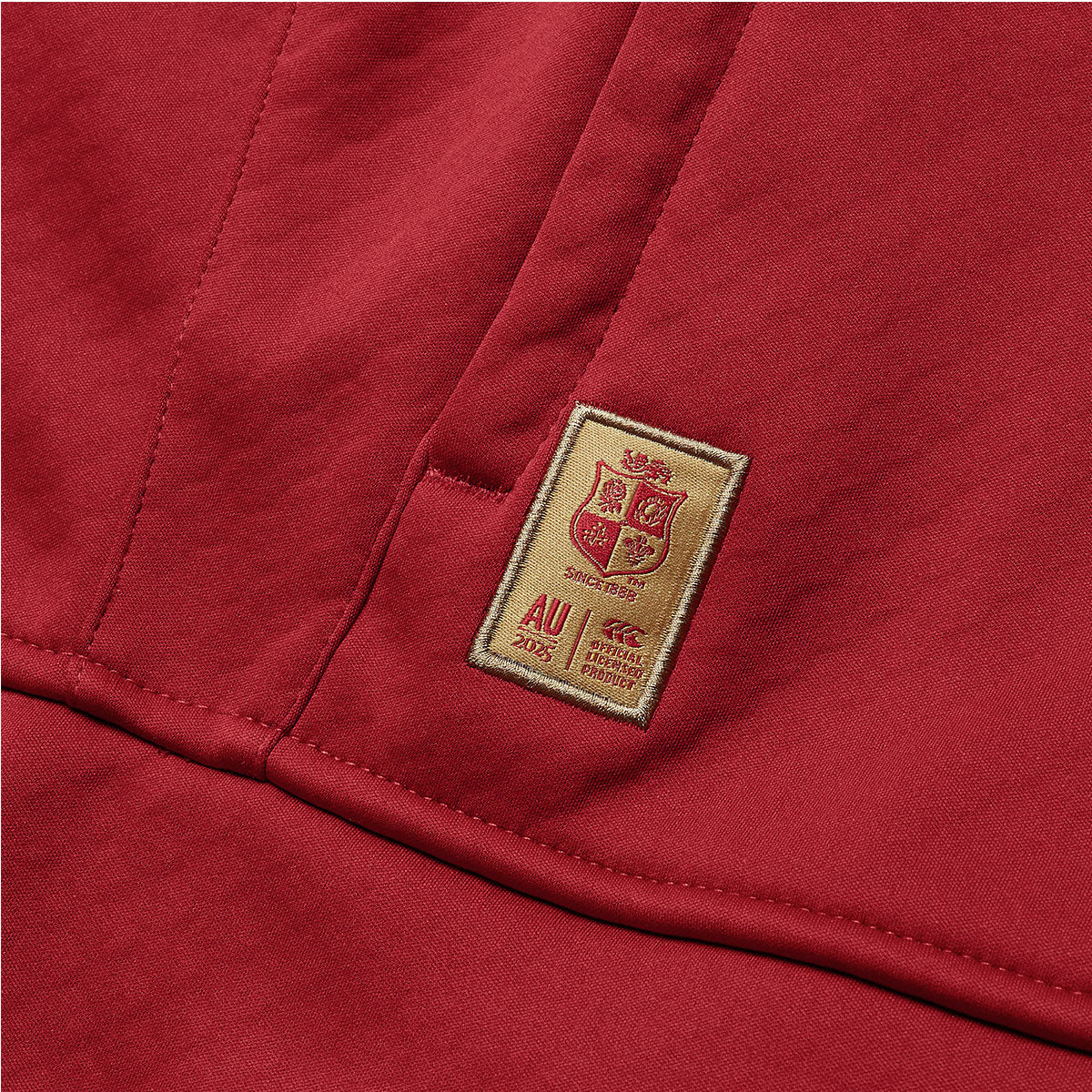Canterbury British and Irish Lions 1/4 Zip Rugby Fleece - Mens - Red Dahilia
