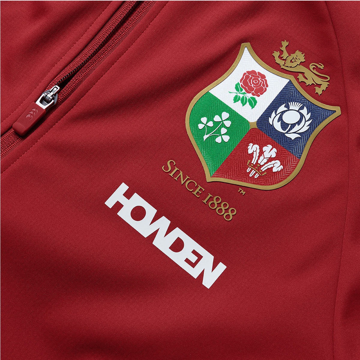 Canterbury British and Irish Lions Anthem Rugby Jacket - Mens - Red Dahilia