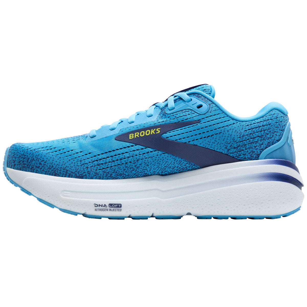 Brooks Ghost Max 2 Running Shoes - Mens - Bonnie Blue/Blue Ribbon/Yellow