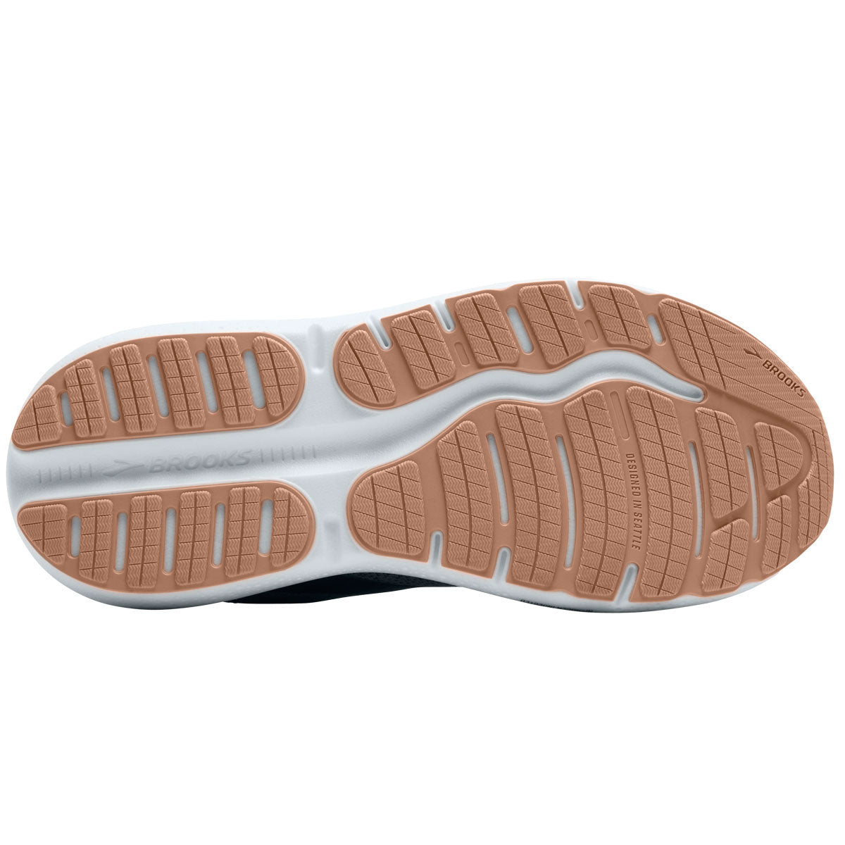 Brooks Ghost Max 2 Running Shoes - Womens - Baltic Sea/Bonnie Blue/Peach