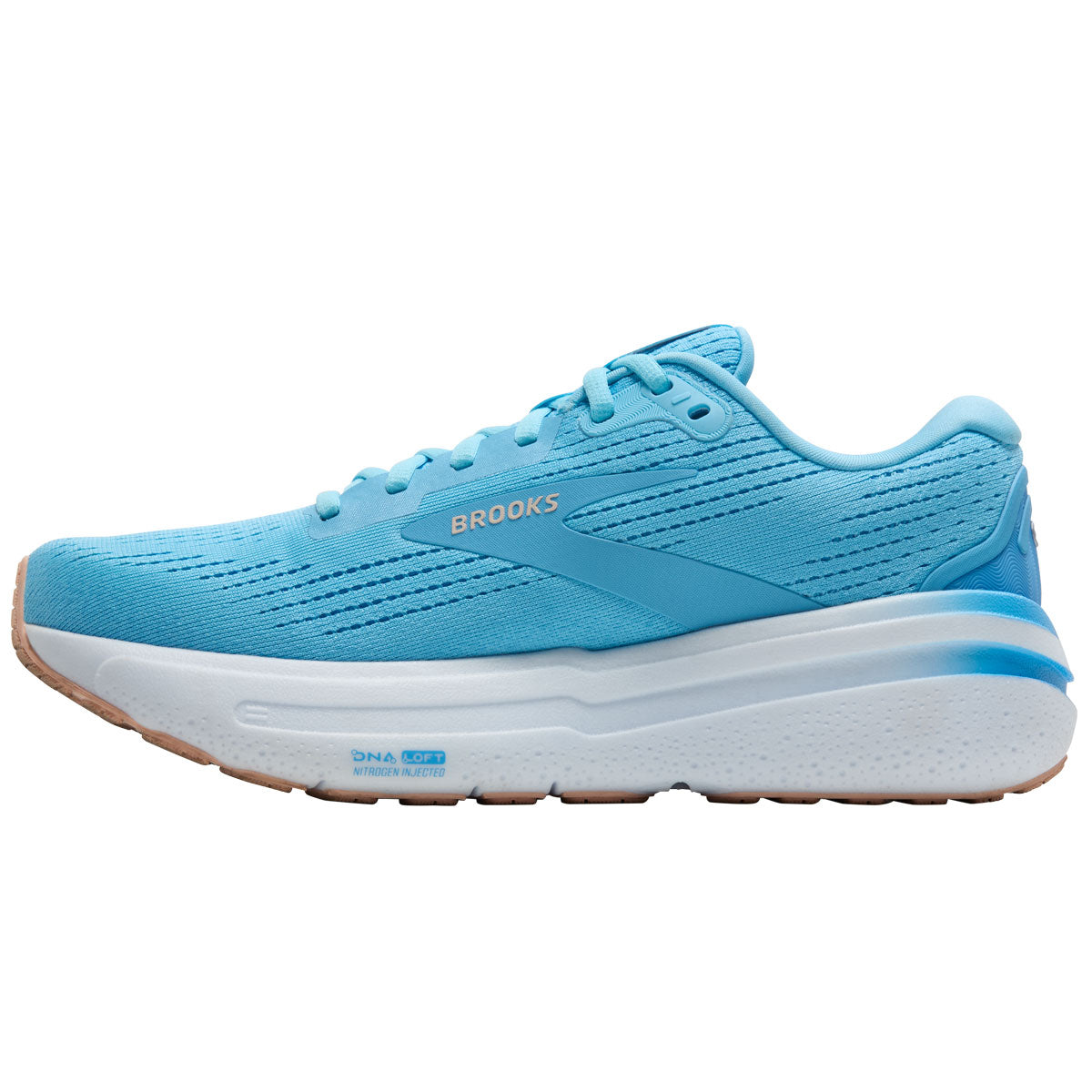 Brooks Ghost Max 2 Running Shoes - Womens - Baltic Sea/Bonnie Blue/Peach